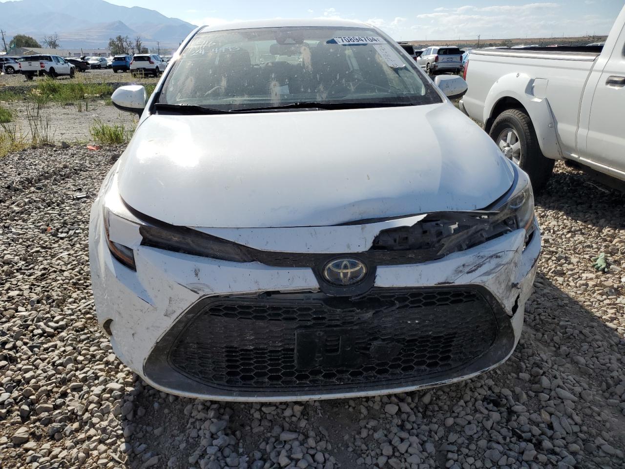 2022 TOYOTA COROLLA LE VIN:JTDEAMDE1NJ036409