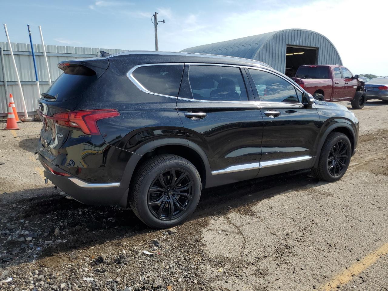 2022 HYUNDAI SANTA FE BLUE VIN:KM8S2DA18NU040422