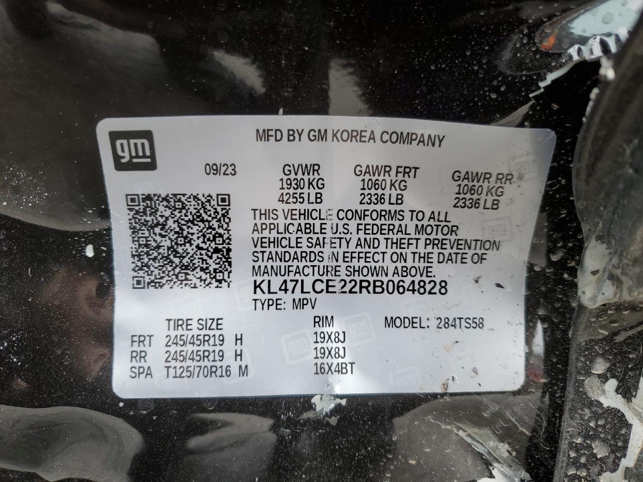 2024 BUICK ENVISTA AVENIR VIN:KL47LCE22RB064828