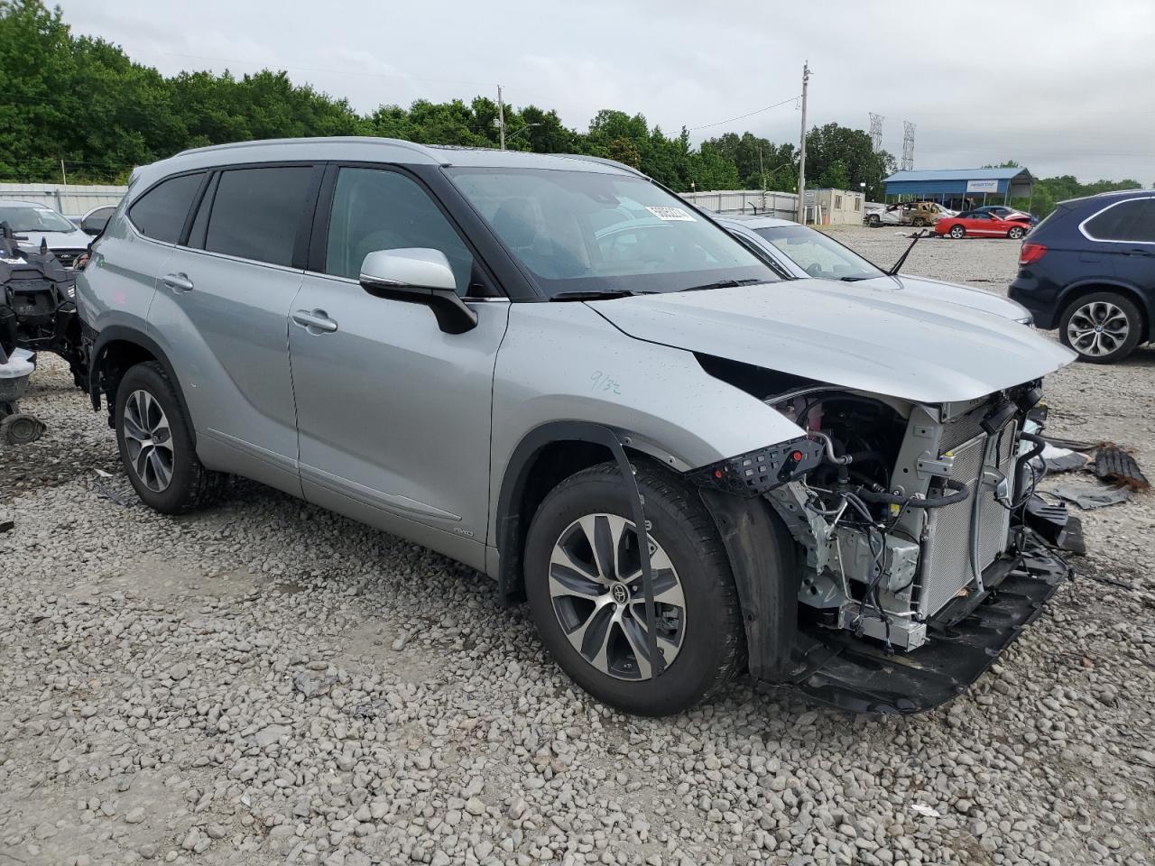 2023 TOYOTA HIGHLANDER HYBRID XLE VIN:5TDKBRCH5PS600352