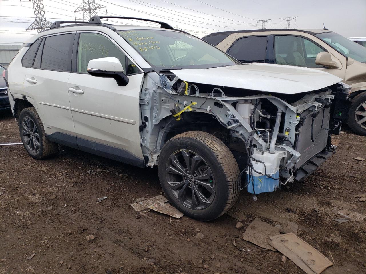 2022 TOYOTA RAV4 XLE PREMIUM VIN:JTMB6RFV6NJ019880