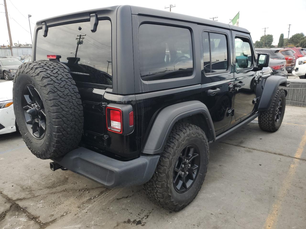 2022 JEEP WRANGLER UNLIMITED SPORT VIN:1C4HJXDG4NW179888