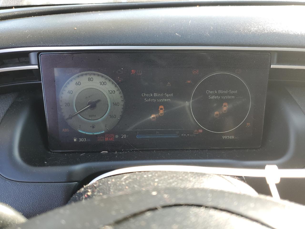 2022 HYUNDAI TUCSON SEL VIN:5NMJF3AE3NH035329