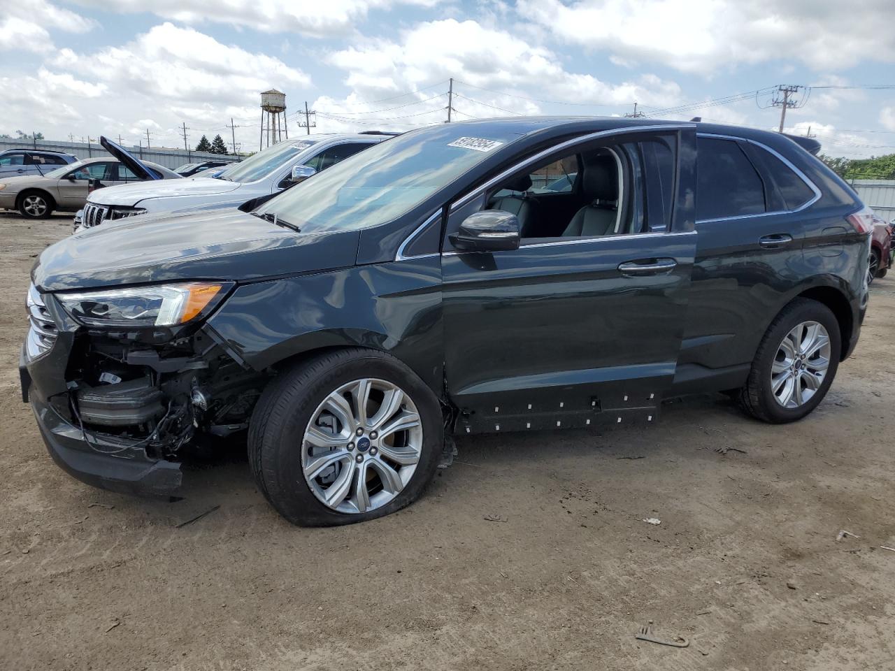 2022 FORD EDGE TITANIUM VIN:2FMPK4K93NBA07358