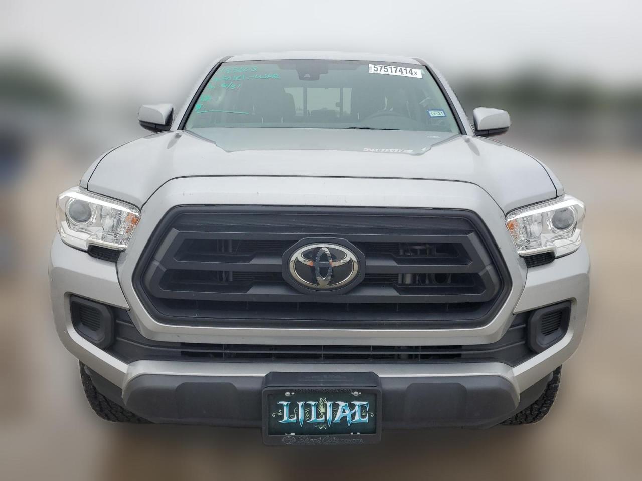 2022 TOYOTA TACOMA DOUBLE CAB VIN:3TMCZ5AN5NM459894