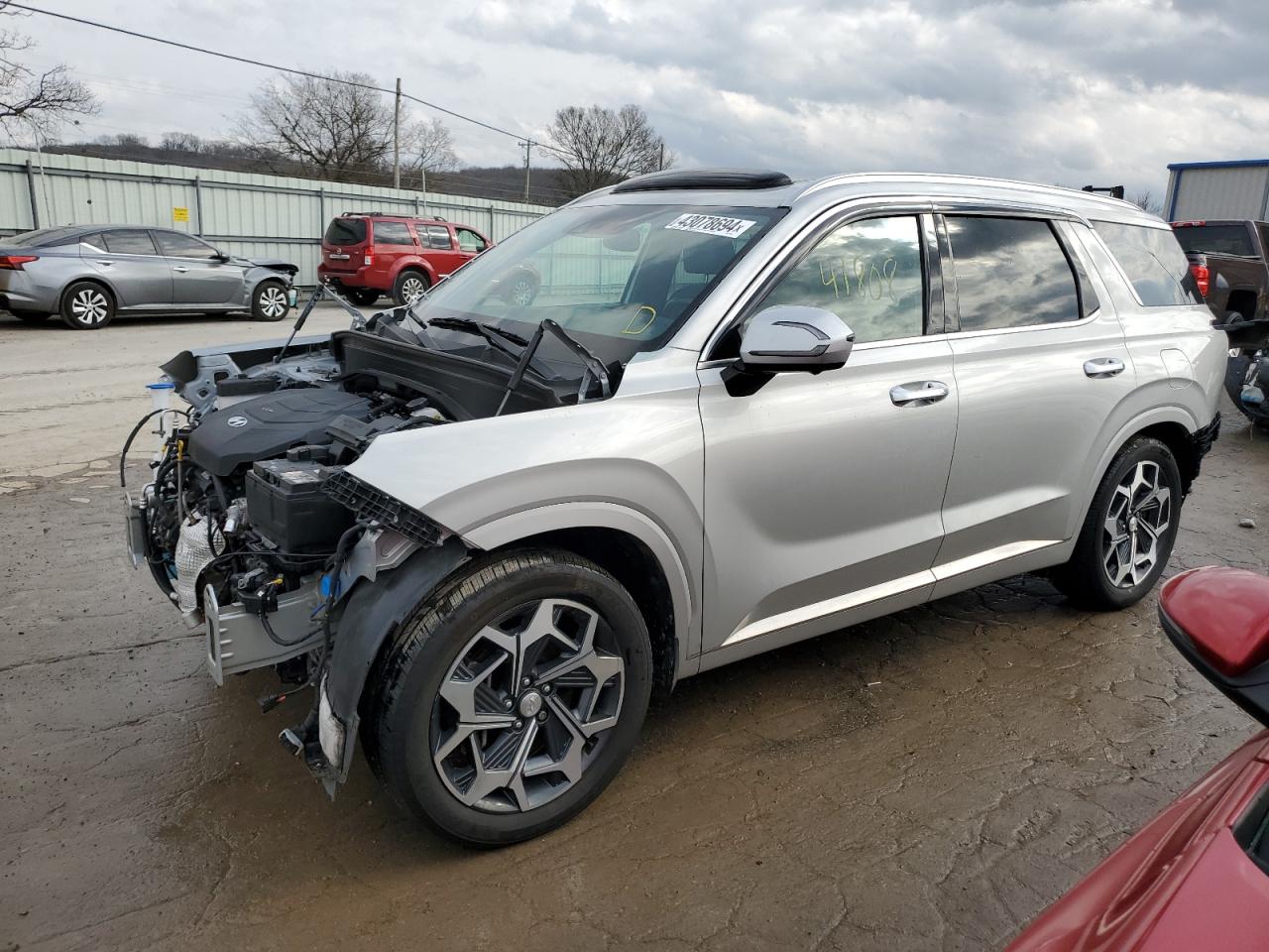 2022 HYUNDAI PALISADE CALLIGRAPHY VIN:KM8R7DHEXNU357594