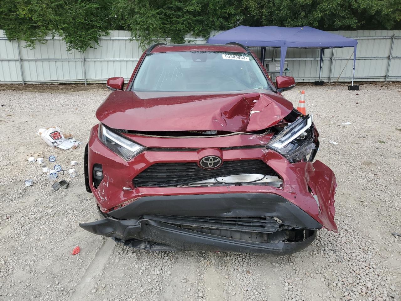 2022 TOYOTA RAV4 XLE PREMIUM VIN:2T3C1RFV8NW191719