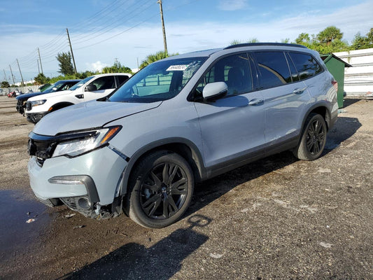 2022 HONDA PILOT BLACK VIN:5FNYF6H78NB049056