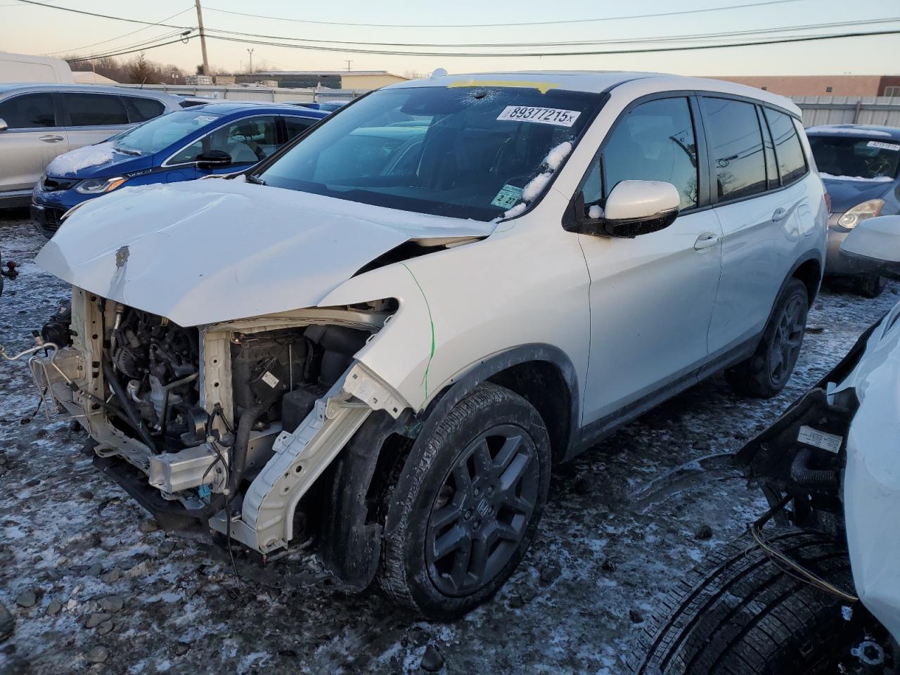 2022 HONDA PASSPORT EXL VIN:5FNYF8H5XNB006476