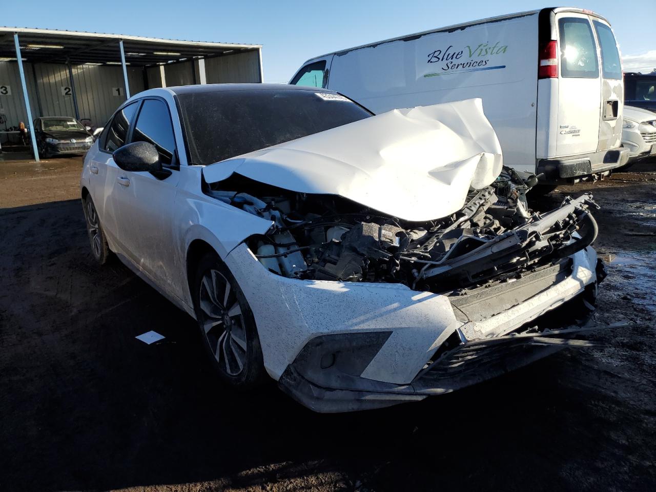 2022 HONDA CIVIC EXL VIN:19XFL1H72NE003621