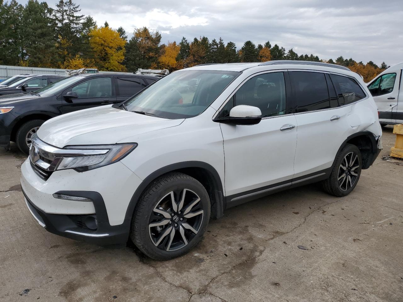 2022 HONDA PILOT TOURING VIN:5FNYF6H66NB068406