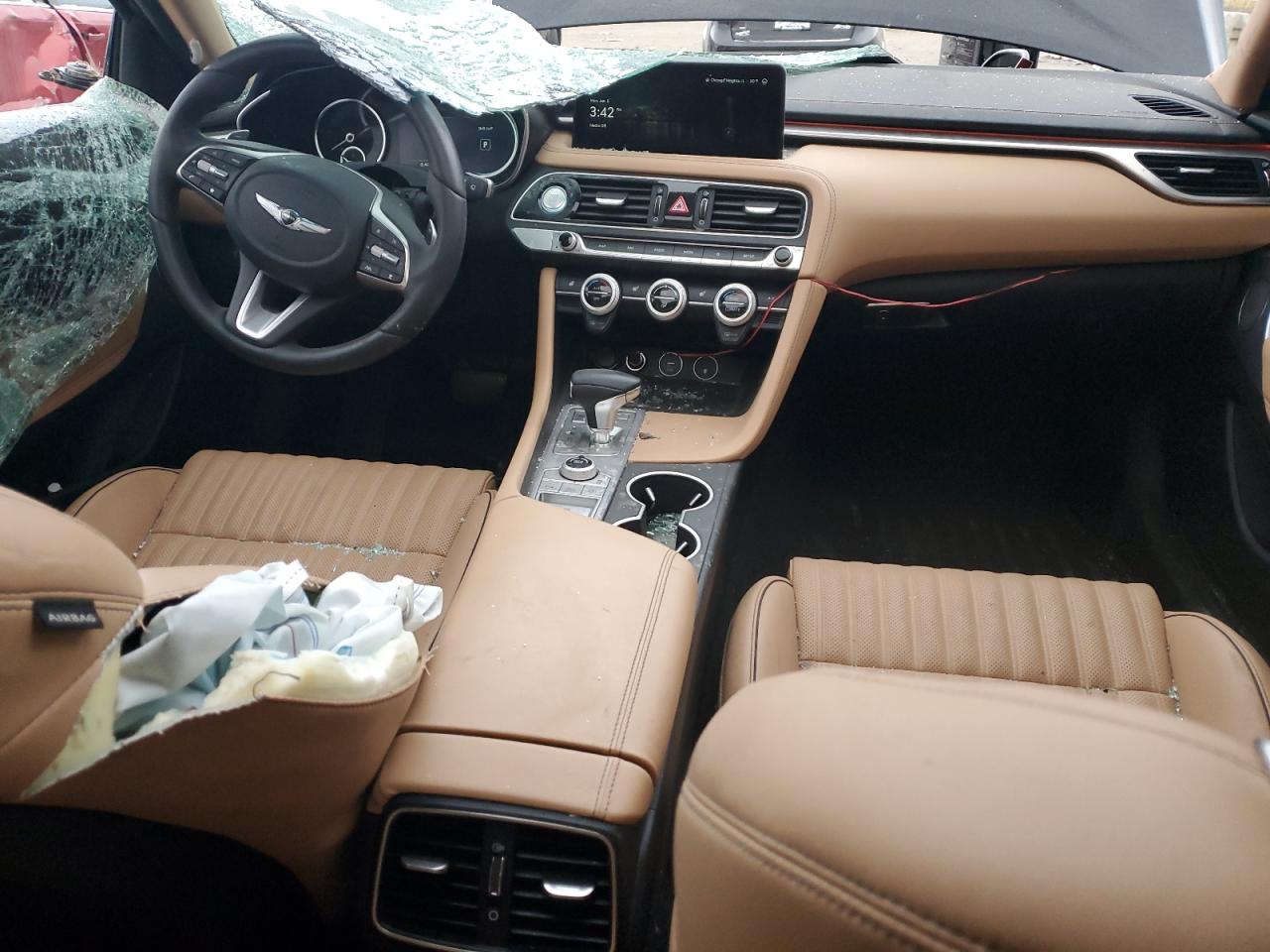 2022 GENESIS G70 BASE VIN:KMTG34TAXNU098277