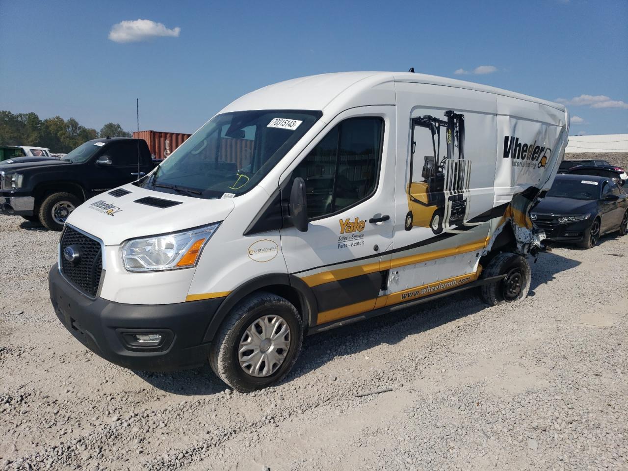 2022 FORD TRANSIT T-350 VIN:1FTBW9C8XNKA32642