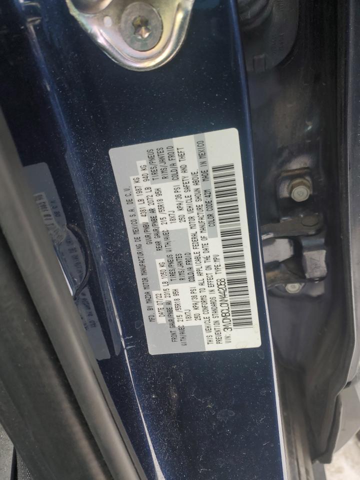 2022 MAZDA CX-30 PREFERRED VIN:3MVDMBCL0NM442058
