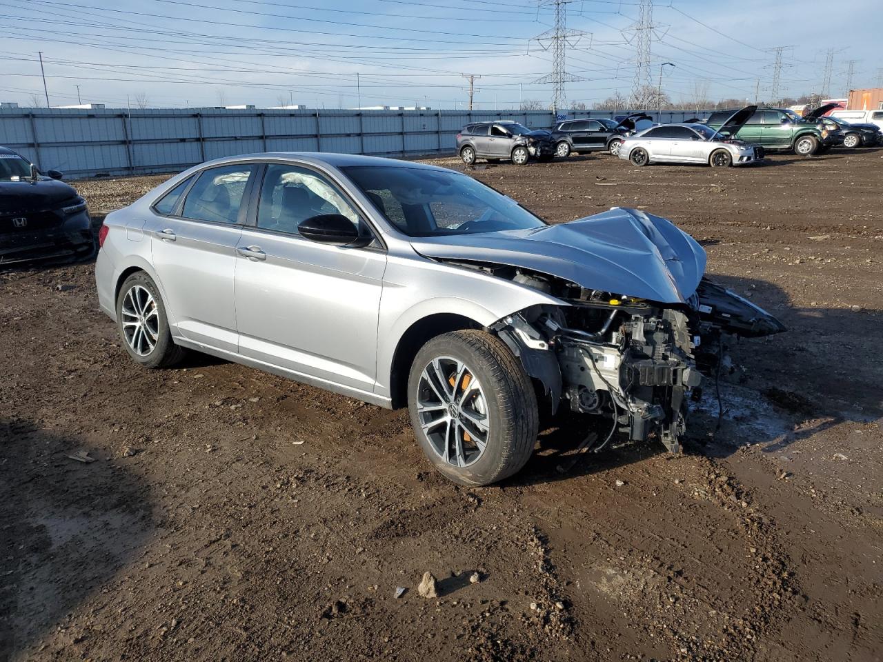 2022 VOLKSWAGEN JETTA SPORT VIN:3VWBM7BU7NM015375