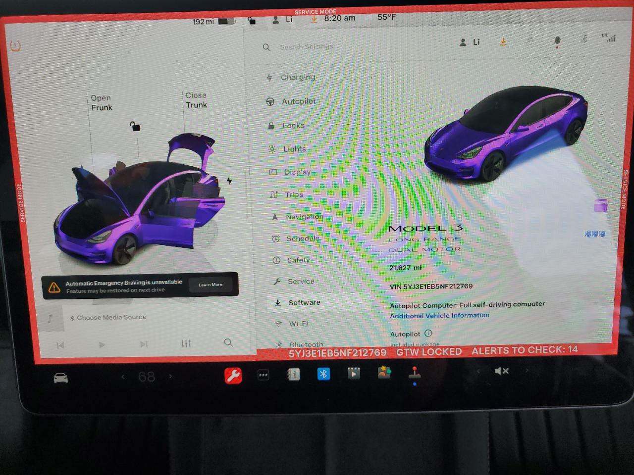 2022 TESLA MODEL 3  VIN:5YJ3E1EB5NF212769