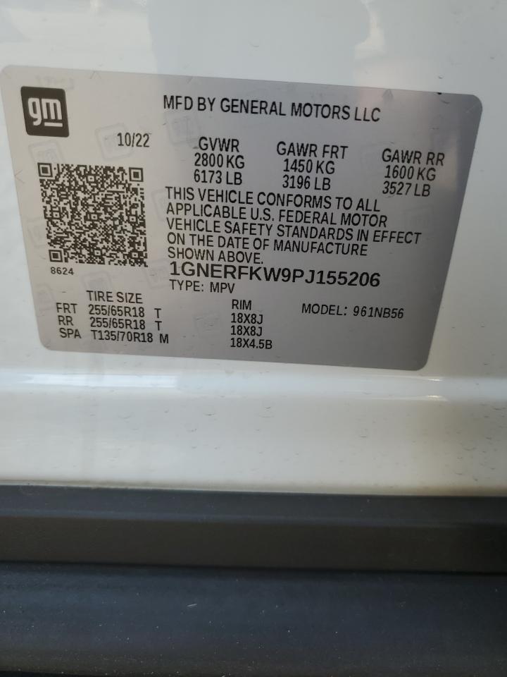 2023 CHEVROLET TRAVERSE LS VIN:1GNERFKW9PJ155206