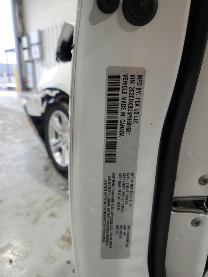 2023 DODGE CHARGER SXT VIN:2C3CDXBG5PH609681