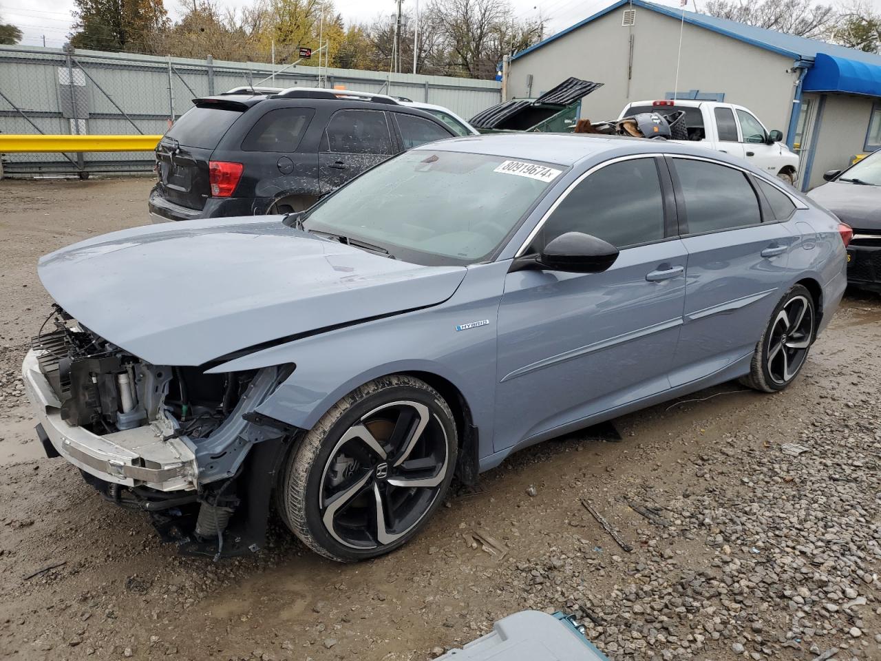 2022 HONDA ACCORD HYBRID SPORT VIN:1HGCV3F23NA015619