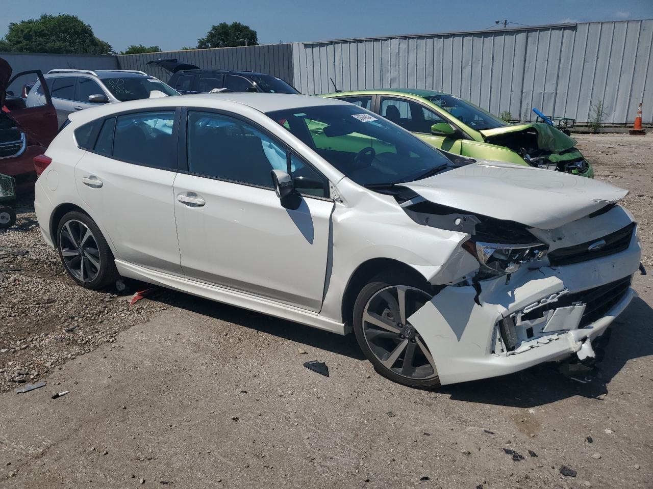 2022 SUBARU IMPREZA SPORT VIN:4S3GTAJ60N1714307