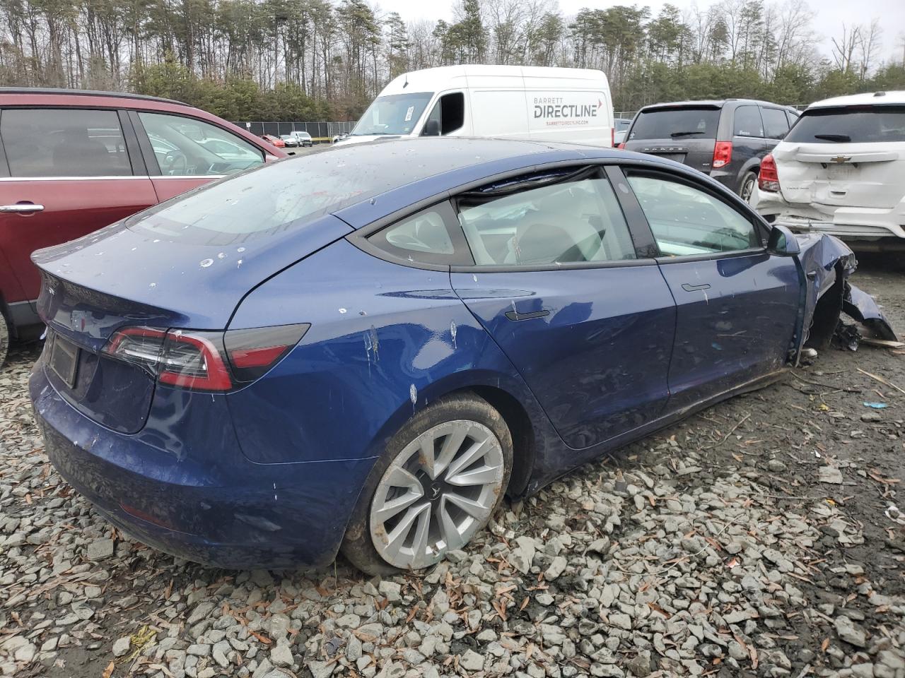 2022 TESLA MODEL 3  VIN:5YJ3E1EA2NF342659