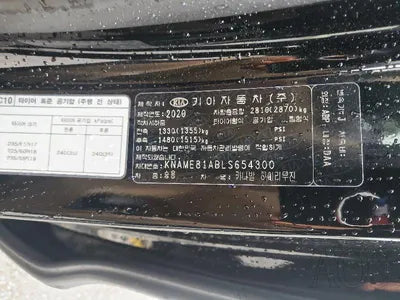 2020 Kia Carnival KNAME81ABLS654300 VIN:KNAME81ABLS654300