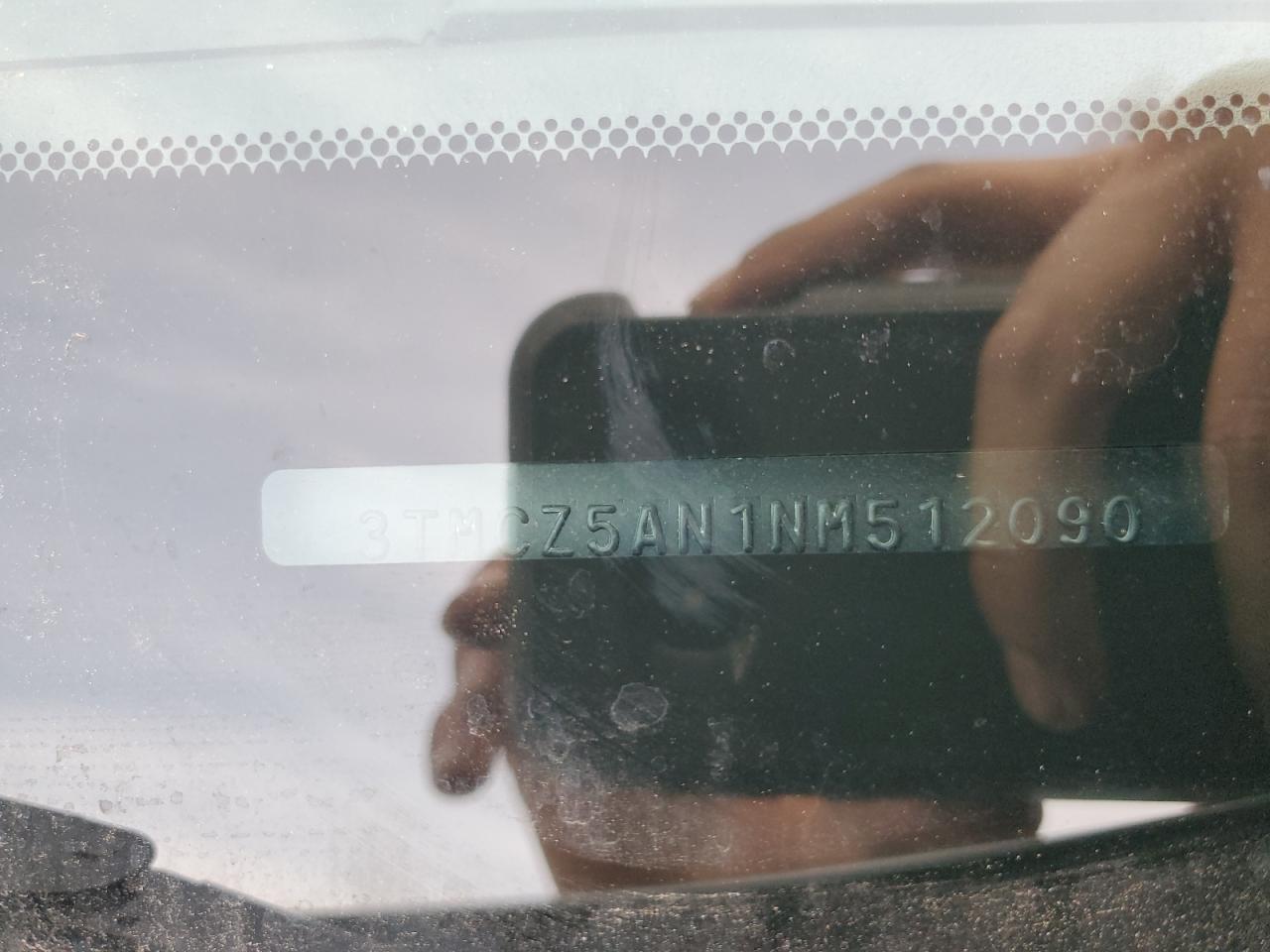 2022 TOYOTA TACOMA DOUBLE CAB VIN:3TMCZ5AN1NM512090