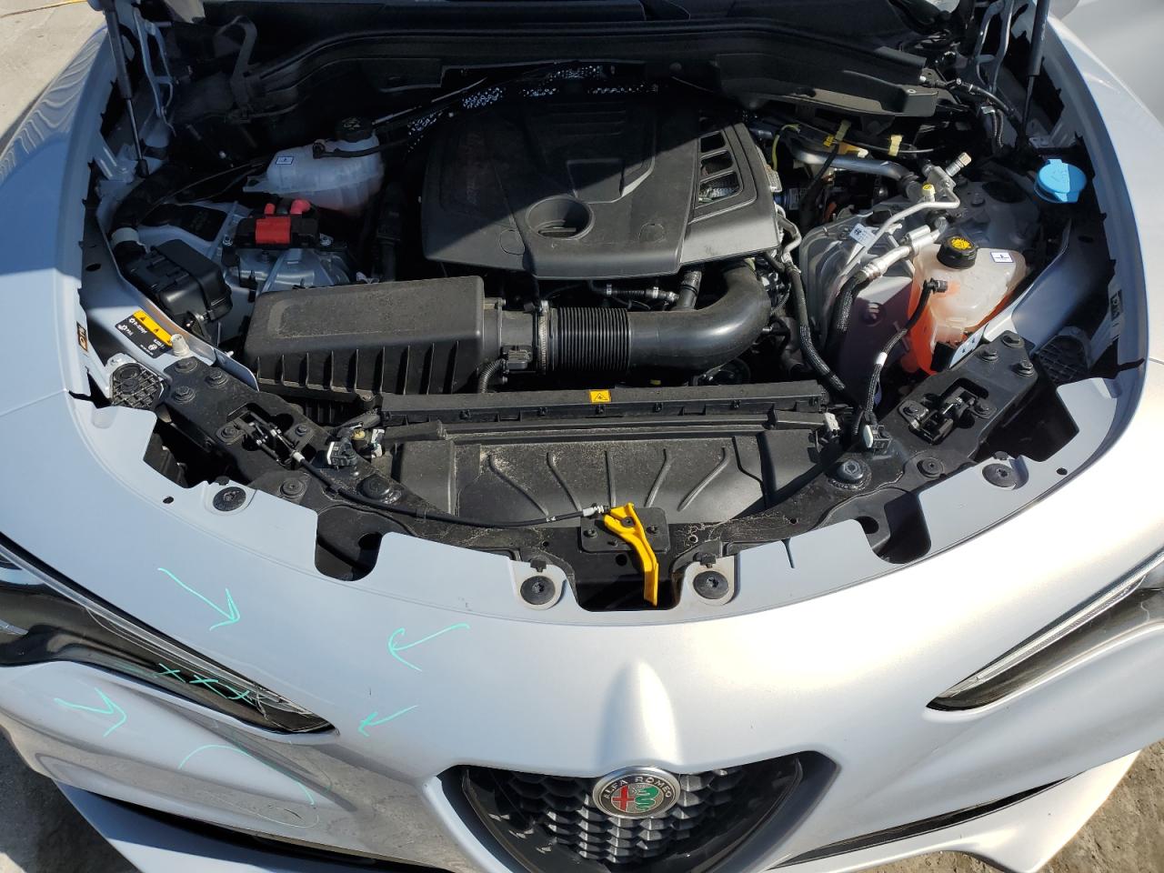 2023 ALFA ROMEO STELVIO SPRINT VIN:ZASPAJAN0P7D63614