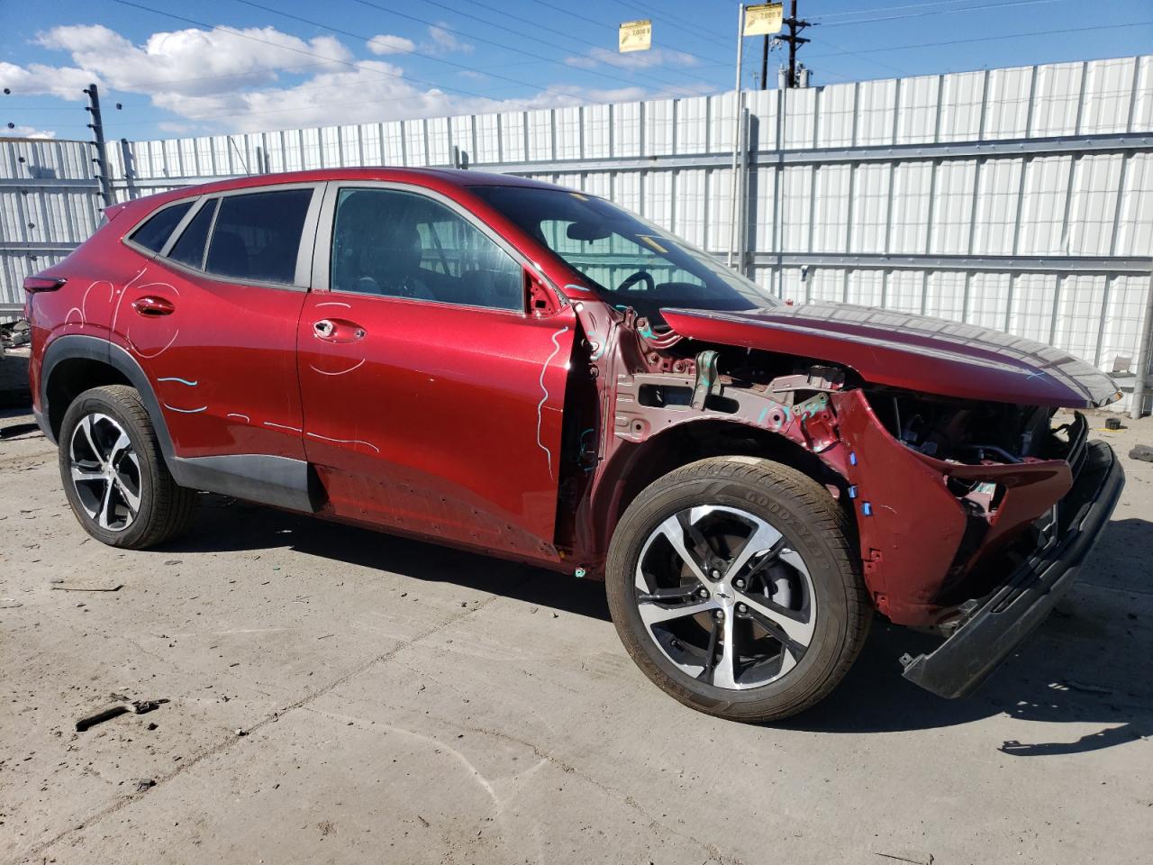 2024 CHEVROLET TRAX 1RS VIN:KL77LGE28RC007540