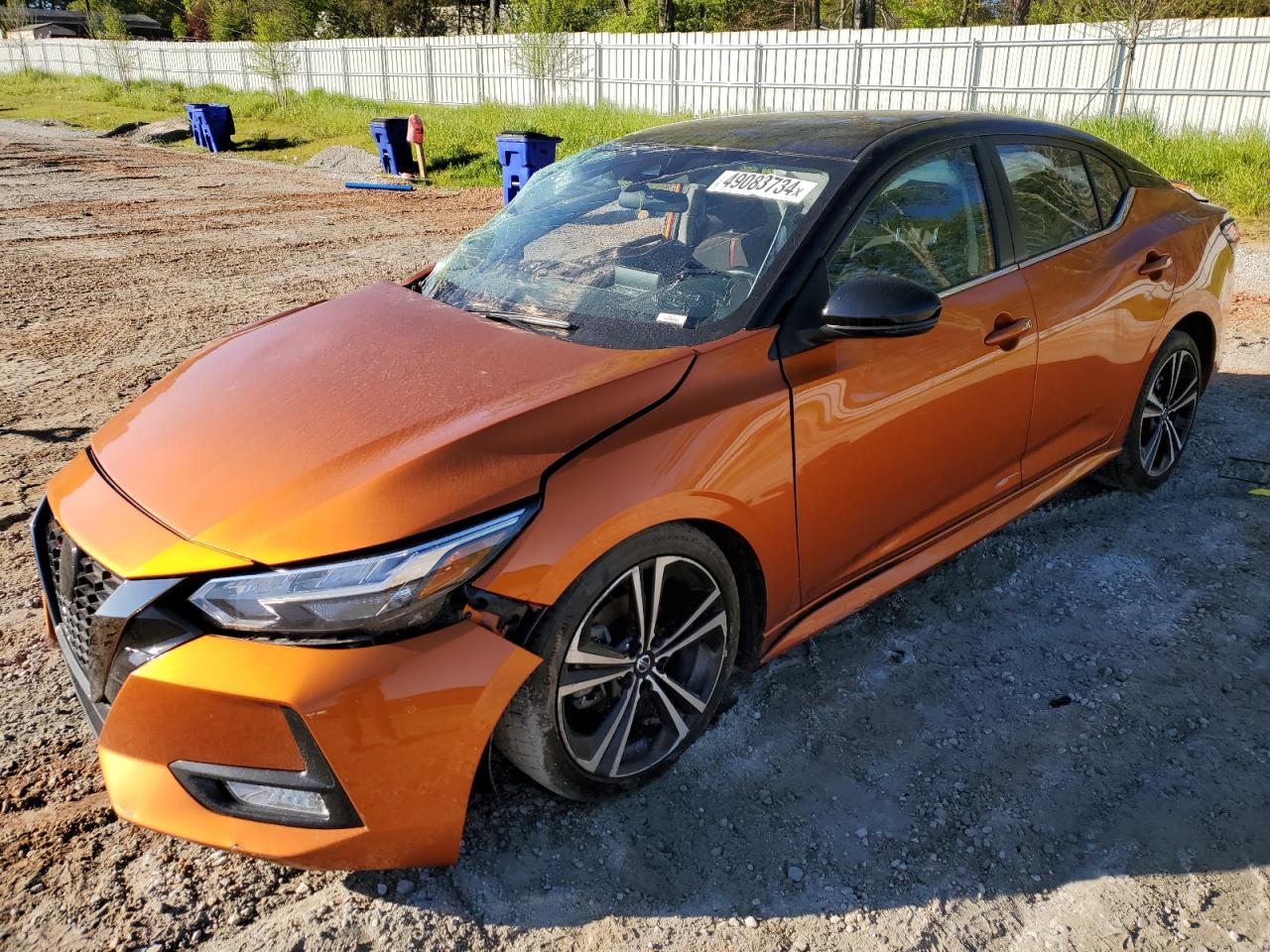 2022 NISSAN SENTRA SR VIN:3N1AB8DV4NY206926