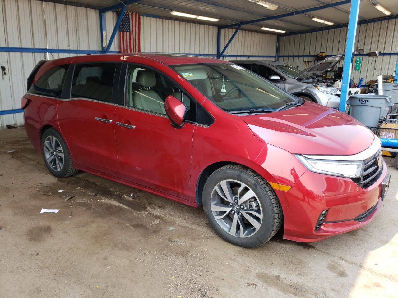 2022 HONDA ODYSSEY TOURING VIN:5FNRL6H89NB000762