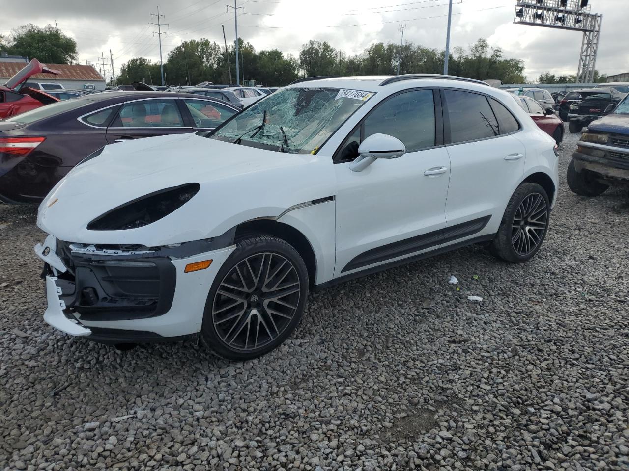 2022 PORSCHE MACAN  VIN:WP1AA2A57NLB09633