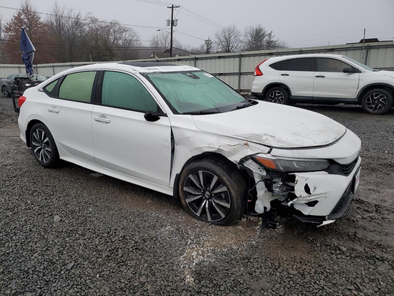 2022 HONDA CIVIC EX VIN:JHMFE1F78NX004915