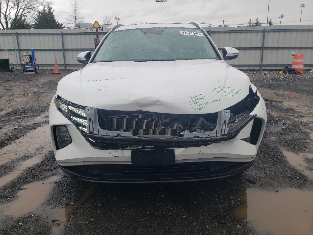 2022 HYUNDAI TUCSON SEL VIN:5NMJCCAE4NH014871