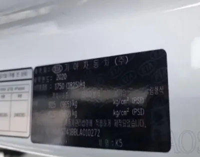 2020 Kia K5 KNAG741BBLA010272 VIN:KNAG741BBLA010272