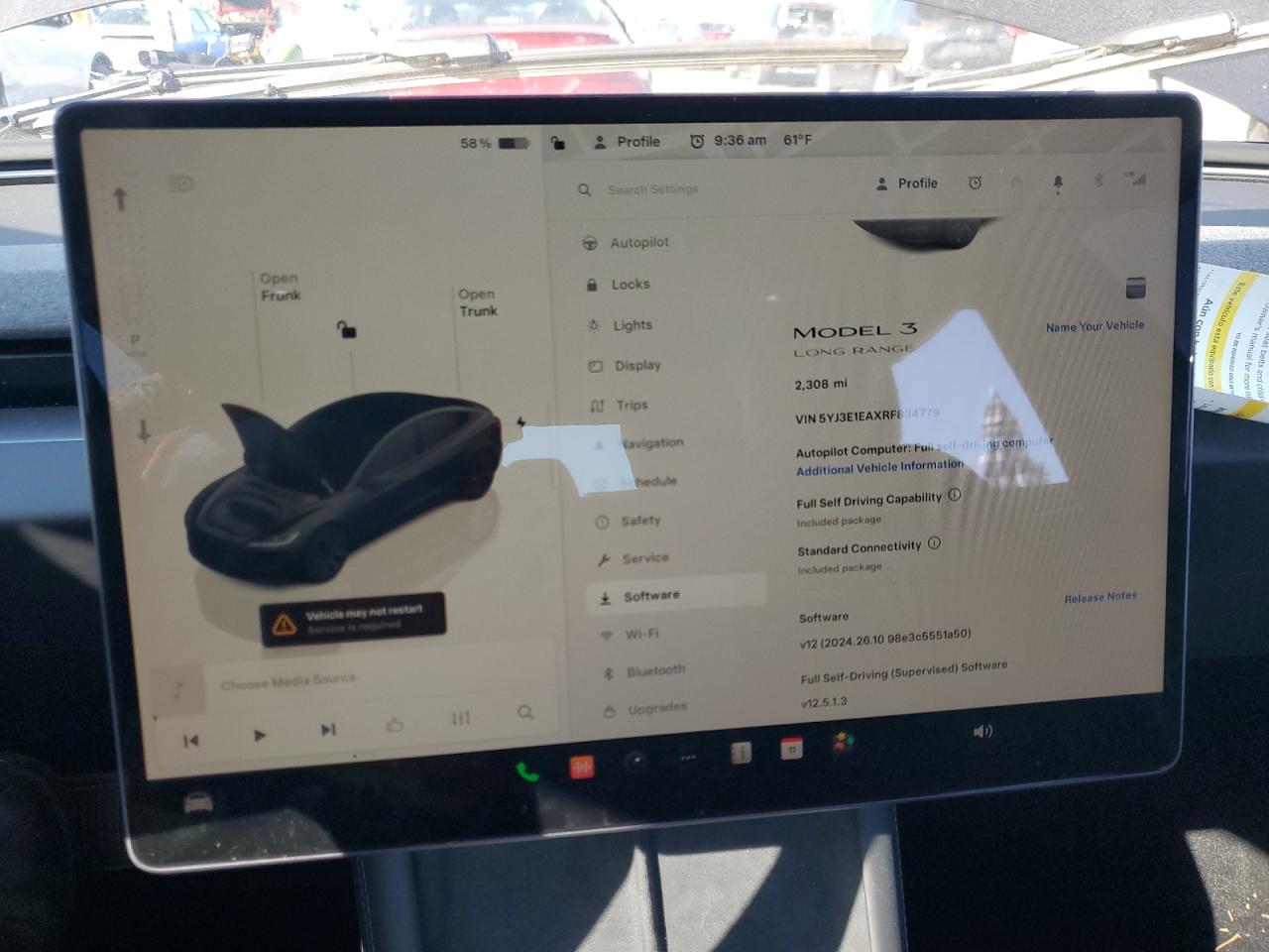 2024 TESLA MODEL 3  VIN:5YJ3E1EAXRF834779
