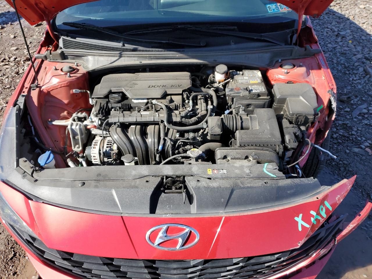 2022 HYUNDAI ELANTRA SEL VIN:5NPLM4AG6NH071105