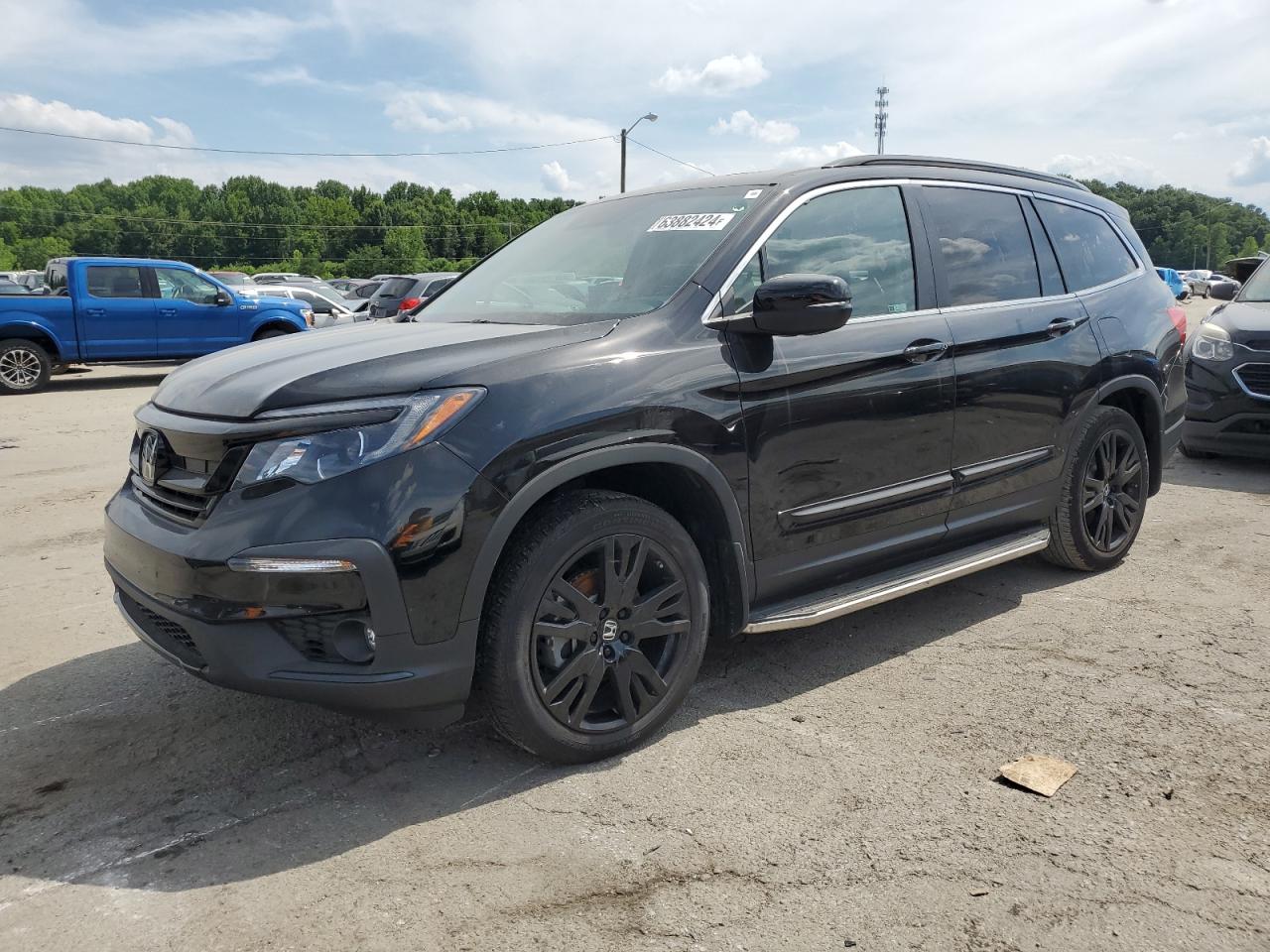 2022 HONDA PILOT SE VIN:5FNYF5H2XNB027087