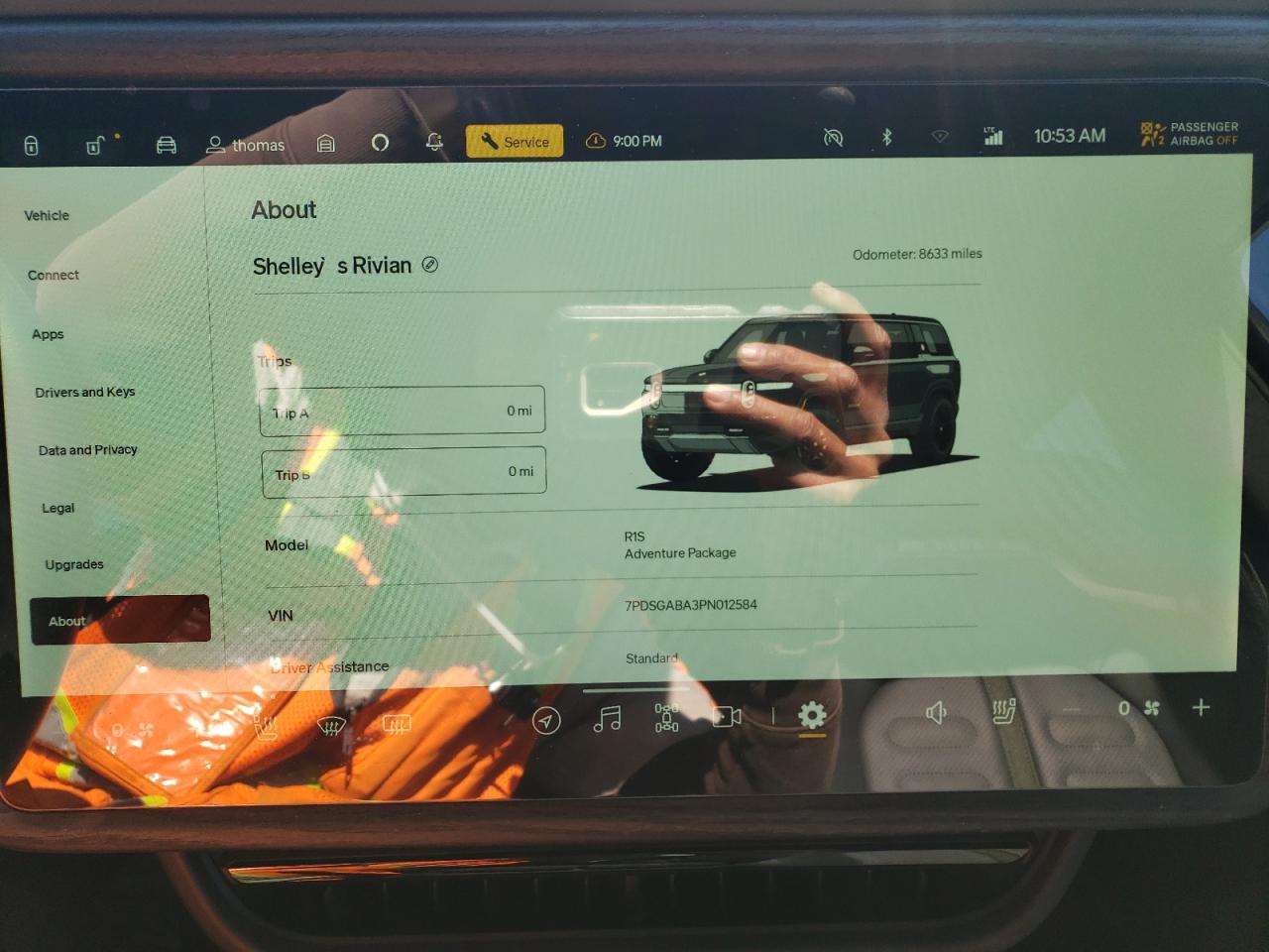 2023 RIVIAN R1S ADVENTURE VIN:7PDSGABA3PN012584