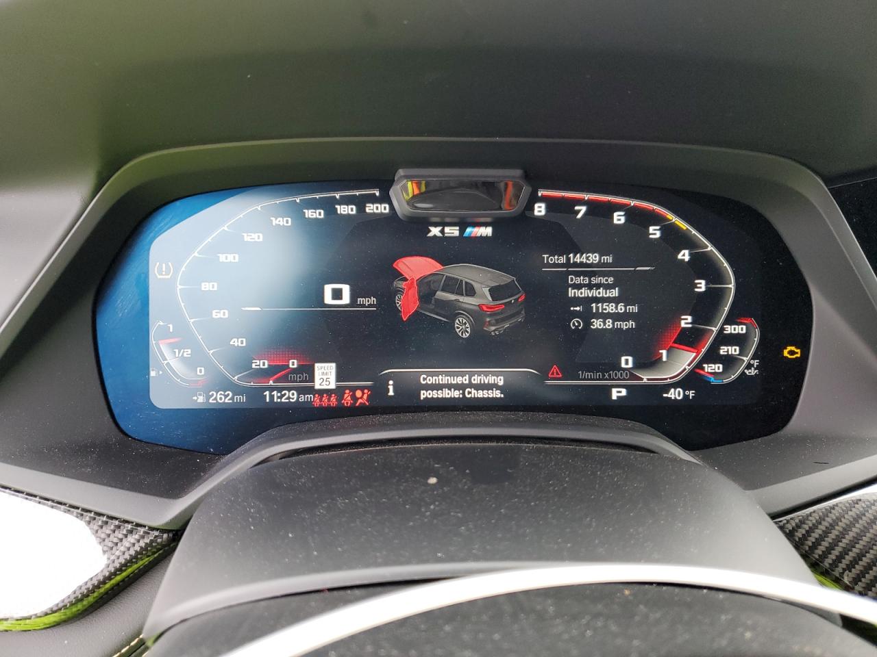 2022 BMW X5 M VIN:5YMJU0C02N9M84431