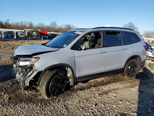 2022 HONDA PILOT BLACK VIN:5FNYF6H78NB070506