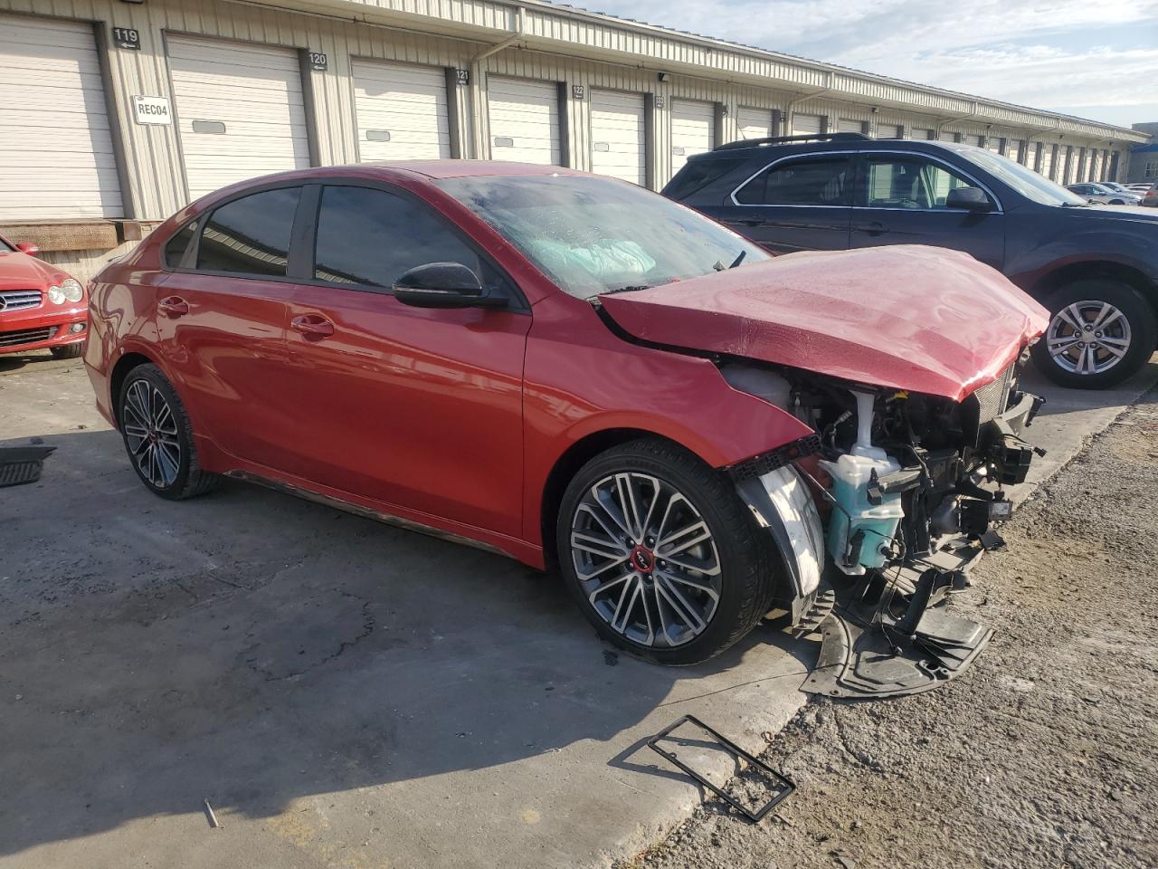 2022 KIA FORTE GT VIN:3KPF44AC7NE443212