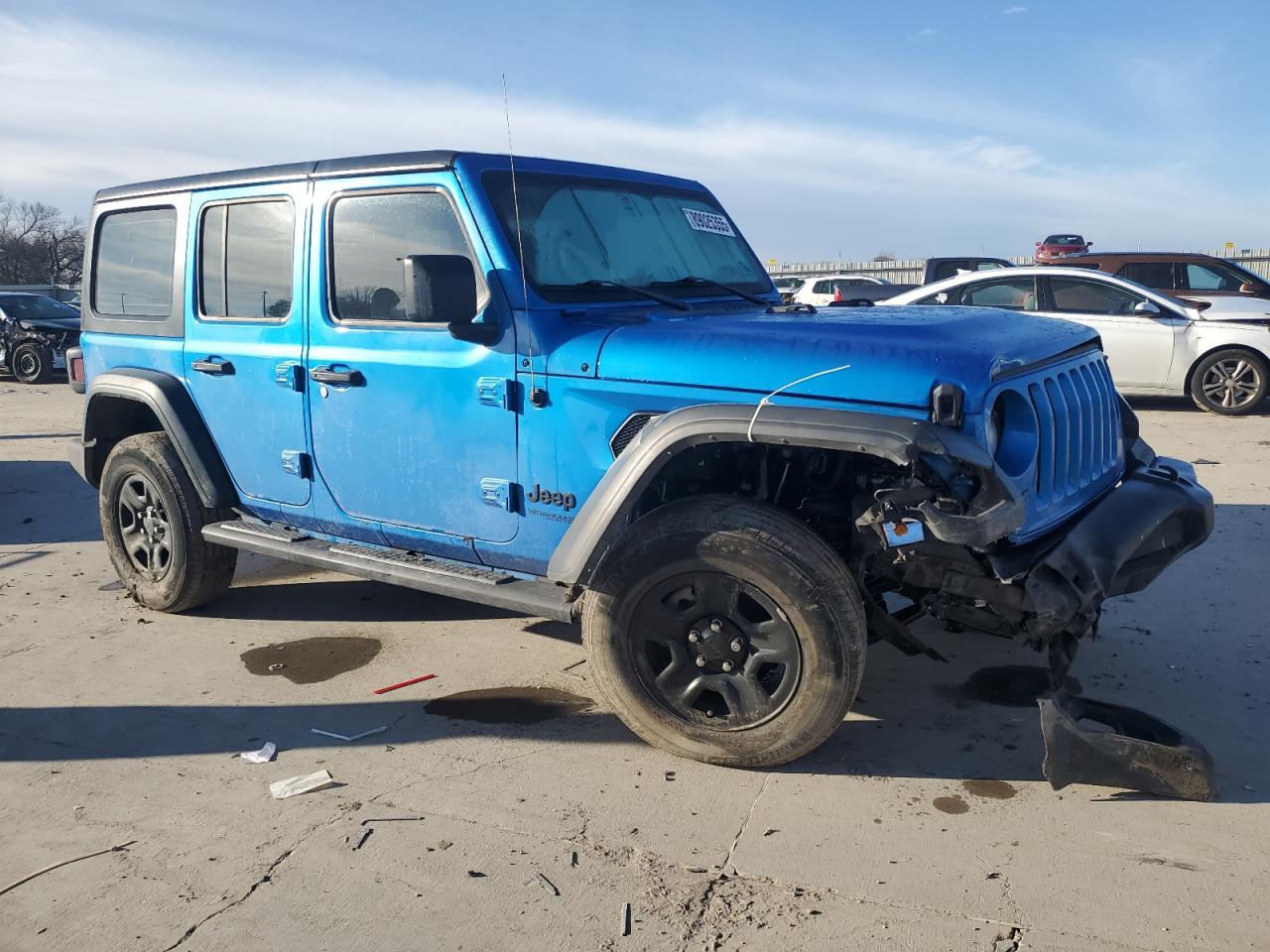 2022 JEEP WRANGLER UNLIMITED SPORT VIN:1C4HJXDN8NW173946