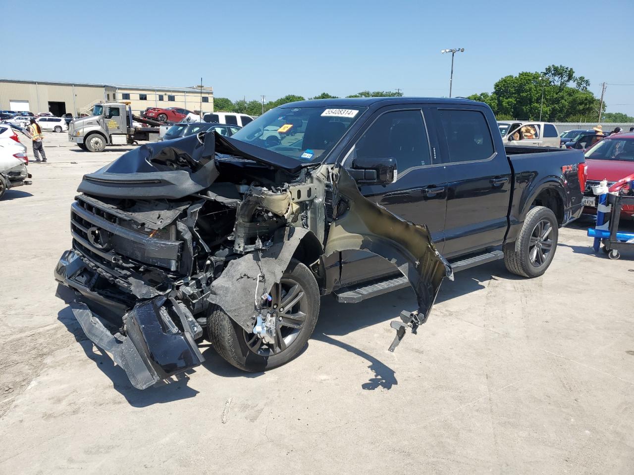 2022 FORD F150 SUPERCREW VIN:1FTFW1E81NKE78632