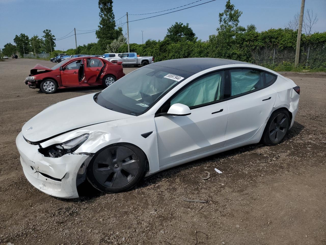 2022 TESLA MODEL 3  VIN:5YJ3E1EA1NF240768