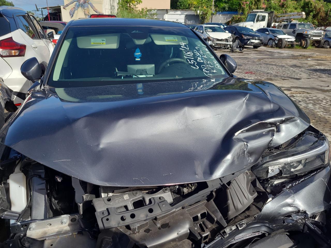 2022 HONDA CIVIC LX VIN:2HGFE2F25NH595450