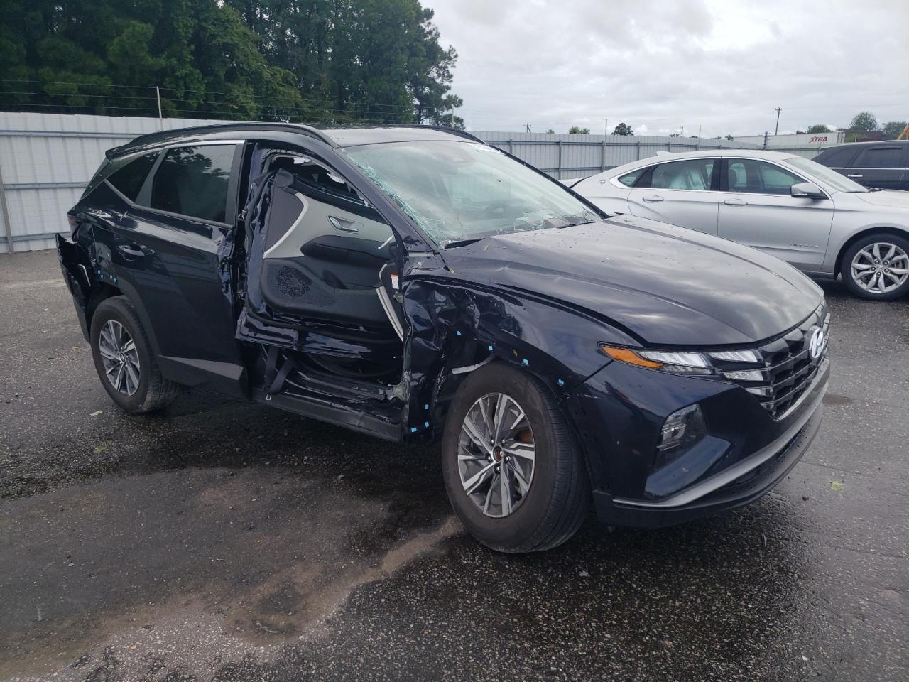 2024 HYUNDAI TUCSON BLUE VIN:KM8JBCD16RU196448