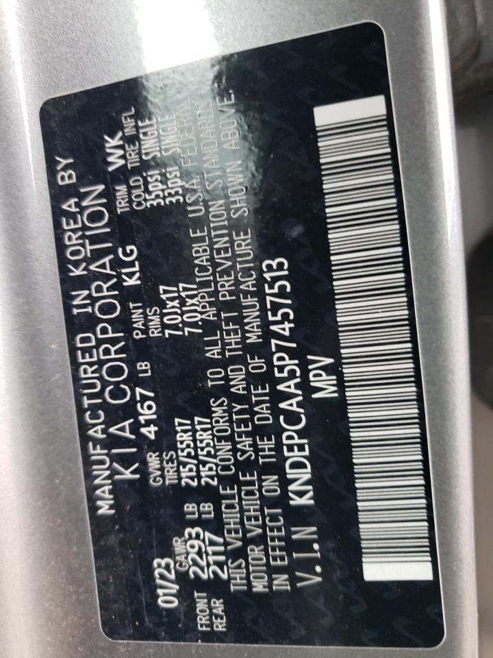 2023 KIA SELTOS LX VIN:KNDEPCAA5P7457513