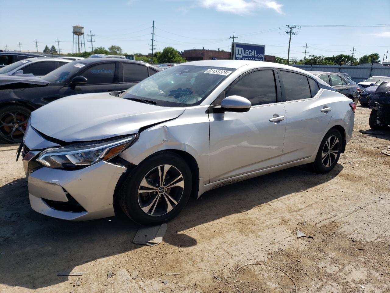 2022 NISSAN SENTRA SV VIN:3N1AB8CV8NY234309