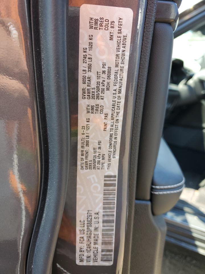 2023 JEEP GRAND CHEROKEE LAREDO VIN:1C4RJHAG3P8882971